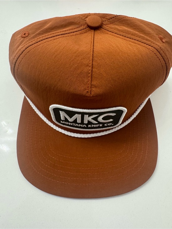 Montana Knife Company Other - Montana Knife Company Rust Rope-Front Trucker Hat